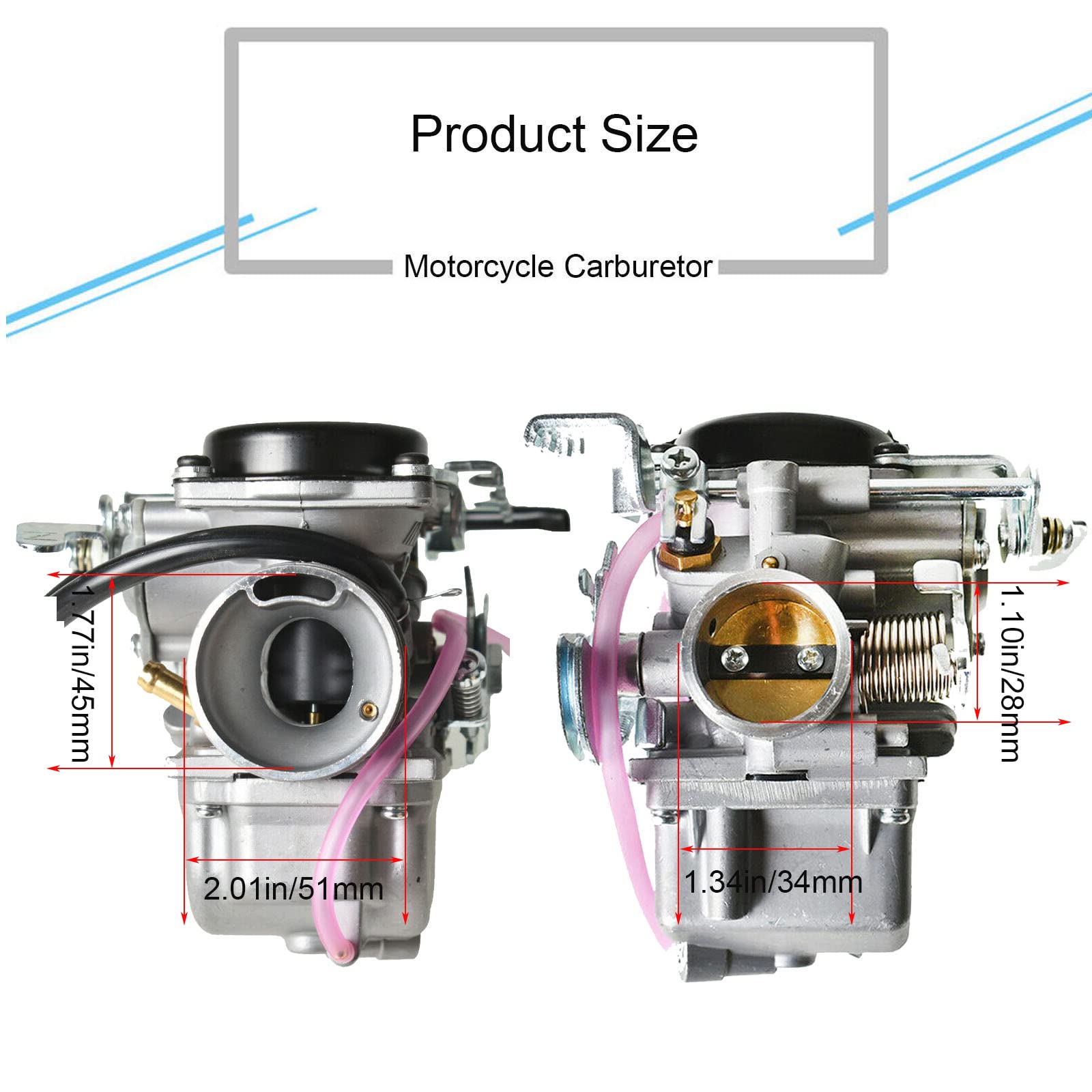 Amazon | キャブレター エア燃料フィルター付き交換 カワサキ Bn125A